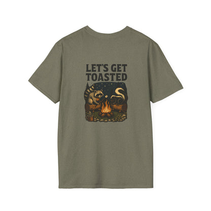 Unisex T-Shirt - Let's Get Toasted (2-sided graphic)