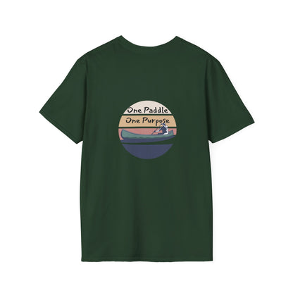 Unisex T-Shirt - One Paddle, One Purpose (2-sided graphic)