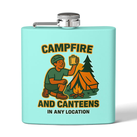 Camping Flask -  Campfire and Canteens in Any Location