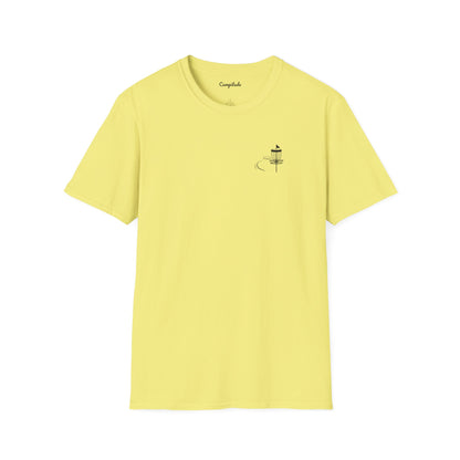Unisex T-Shirt - Plan for the Day Disc Golf & Wine (2-sided graphic)