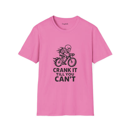 Unisex T-Shirt - Cool Skeleton Bike Rider