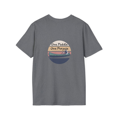 Unisex T-Shirt - One Paddle, One Purpose (2-sided graphic)