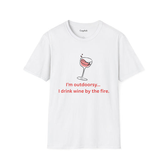 Unisex T-Shirt - Wine by the Fire