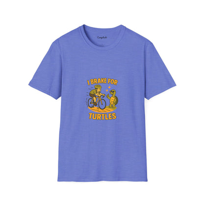 Unisex T-Shirt - Cyclist I Brake for Turtles