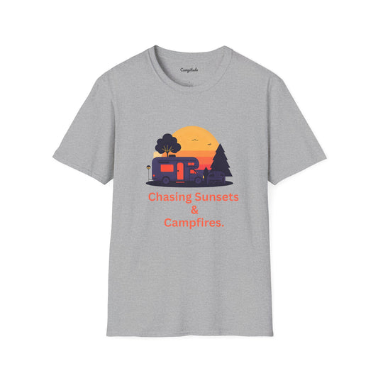 Unisex T-Shirt - Chasing Sunsets & Campfire (Class C Version)