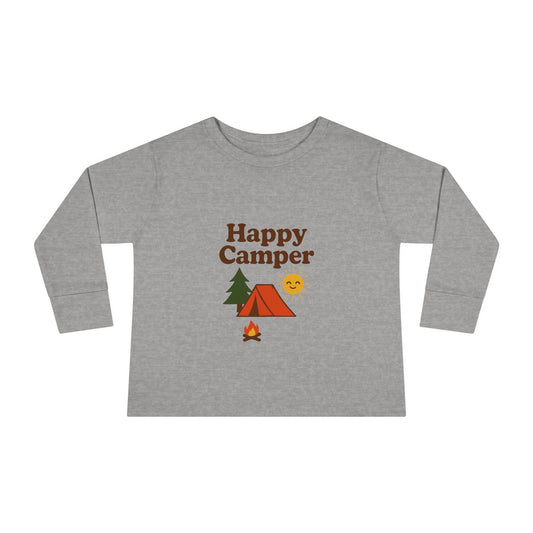 Toddler Long Sleeve T-Shirt - Happy Camper