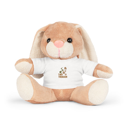 Plush Bear, Bunny, Elephant or Sheep with T-Shirt - Tiny Trekker