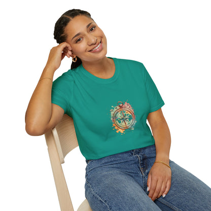 Unisex T-Shirt - Geocache Colorful Compass