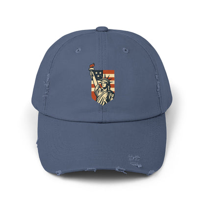 Distressed Cap - Vintage Lady Liberty