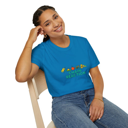 Unisex Softstyle T-Shirt - Cyclist Chain Reaction