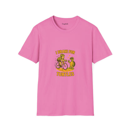Unisex T-Shirt - Cyclist I Brake for Turtles