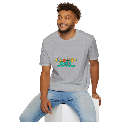 Unisex Softstyle T-Shirt - Cyclist Chain Reaction