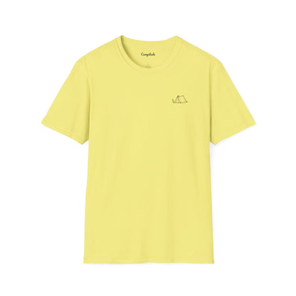 Unisex T-Shirt - Plan for the Day Camping & Wine (2-sided graphic)