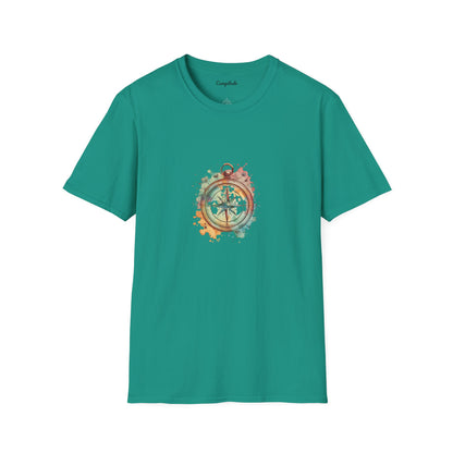 Unisex T-Shirt - Geocache Colorful Compass