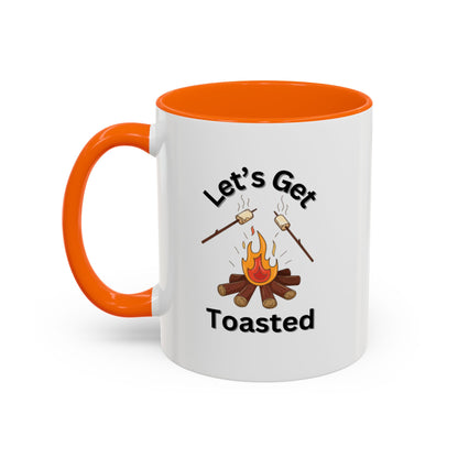 Ceramic Coffee Mug - Let's Get Toasted