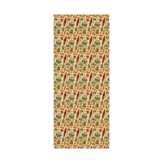 Eco-Friendly Kayak-Themed Gift Wrap Paper
