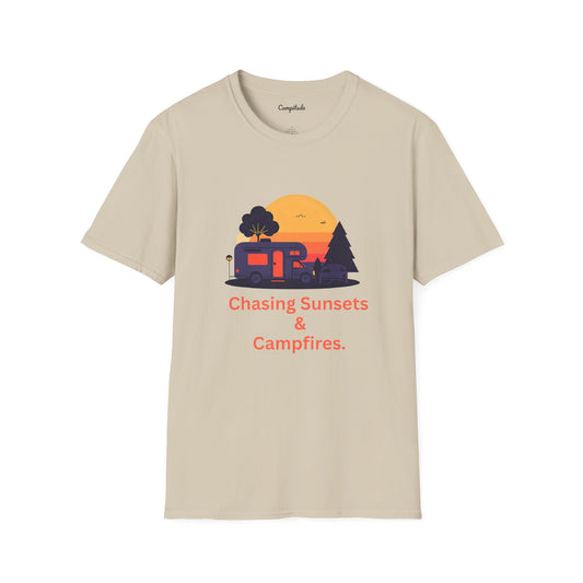 Unisex T-Shirt - Chasing Sunsets & Campfire (Class C Version)