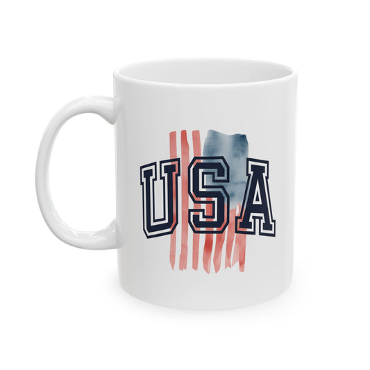 Ceramic Coffee Mug - USA Pride