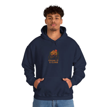 Unisex Hoodie - Crank It & Climb