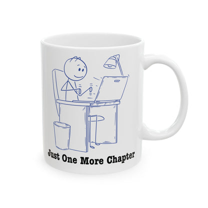 Ceramic Coffee Mug - Whimsical Just One More Chapter