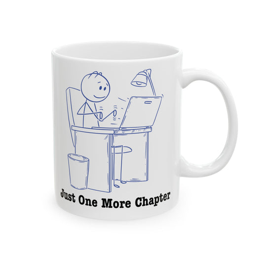 Ceramic Coffee Mug - Whimsical Just One More Chapter