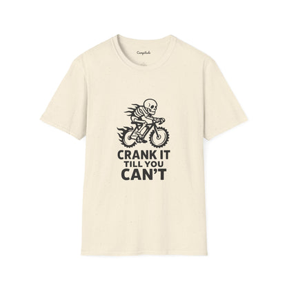 Unisex T-Shirt - Cool Skeleton Bike Rider