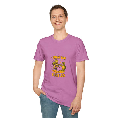 Unisex T-Shirt - Cyclist I Brake for Turtles