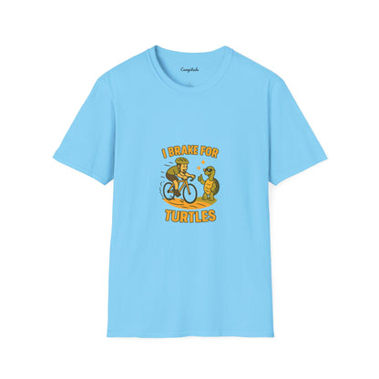 Unisex T-Shirt - Cyclist I Brake for Turtles
