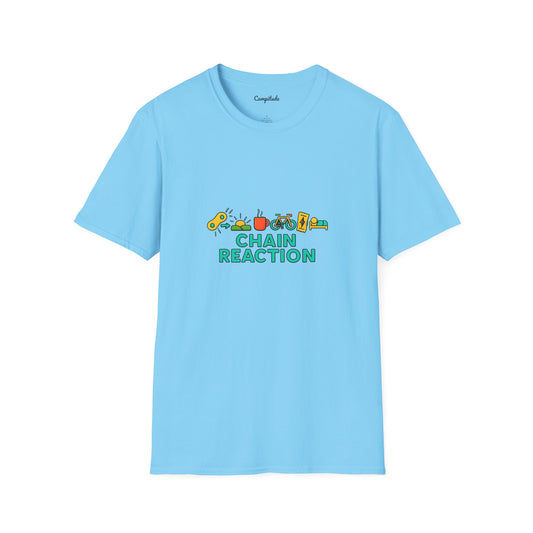 Unisex Softstyle T-Shirt - Cyclist Chain Reaction