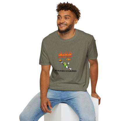 Unisex T-Shirt - Serve Heat Smash Hard
