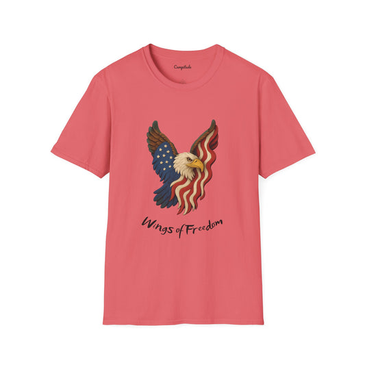 Unisex T-Shirt - (Eagle) Wings of Freedom