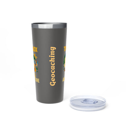 Stainless Steel Tumbler - Tiny Box, Big Adventure, 22oz