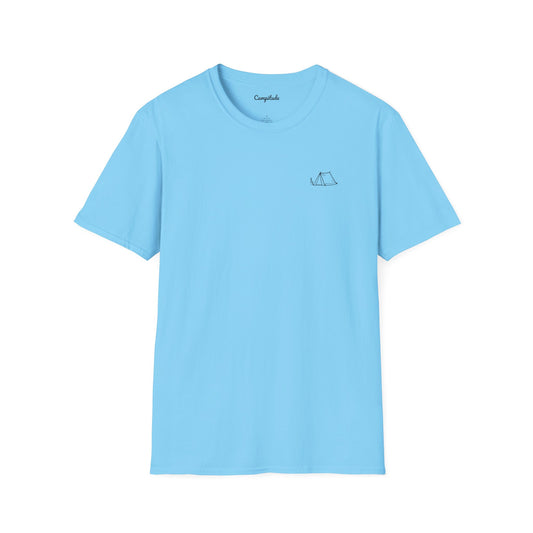 Unisex T-Shirt - Plan for the Day Camping & Bourbon (2-sided graphic)