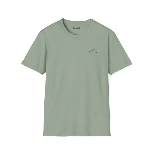 Unisex T-Shirt - Plan for the Day Camping & Beer (2-sided graphic)