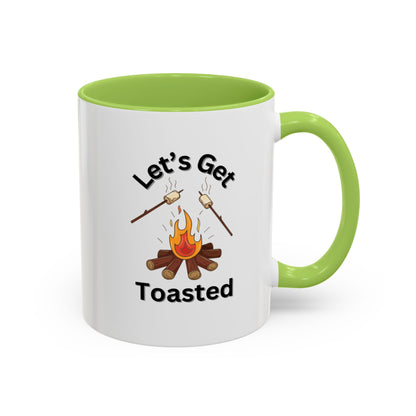 Ceramic Coffee Mug - Let's Get Toasted
