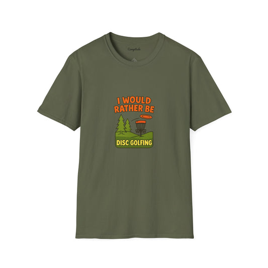 Unisex T-Shirt - I Would Rather Be Disc Golfing v2