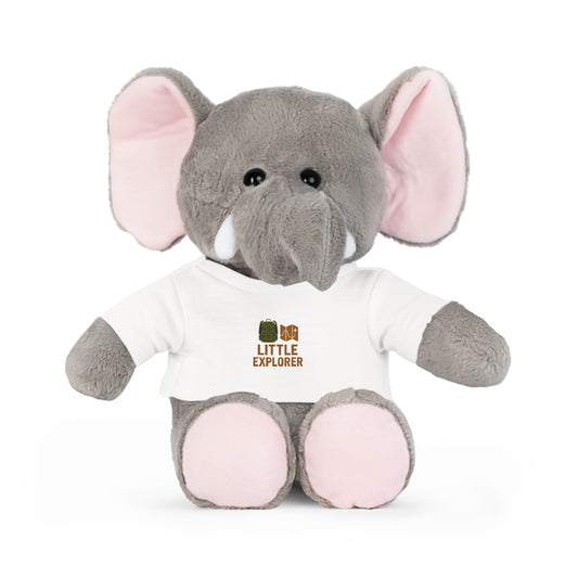 Plush Elephant, Bear, Bunny or Sheep- Little Explorer