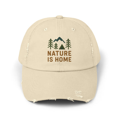 Distressed Cap - Nature is Home