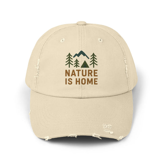 Distressed Cap - Nature is Home