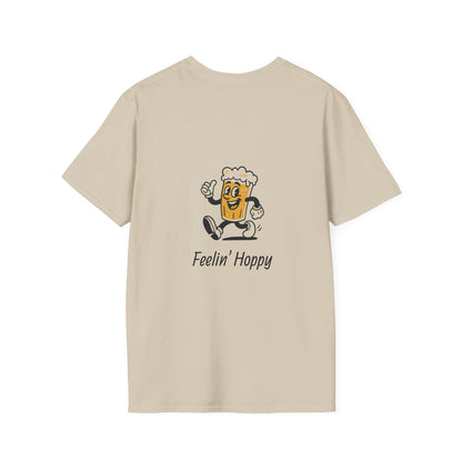 Unisex T-Shirt - Feelin' Hoppy - Beer (2-sided graphic)