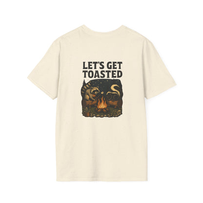 Unisex T-Shirt - Let's Get Toasted (2-sided graphic)